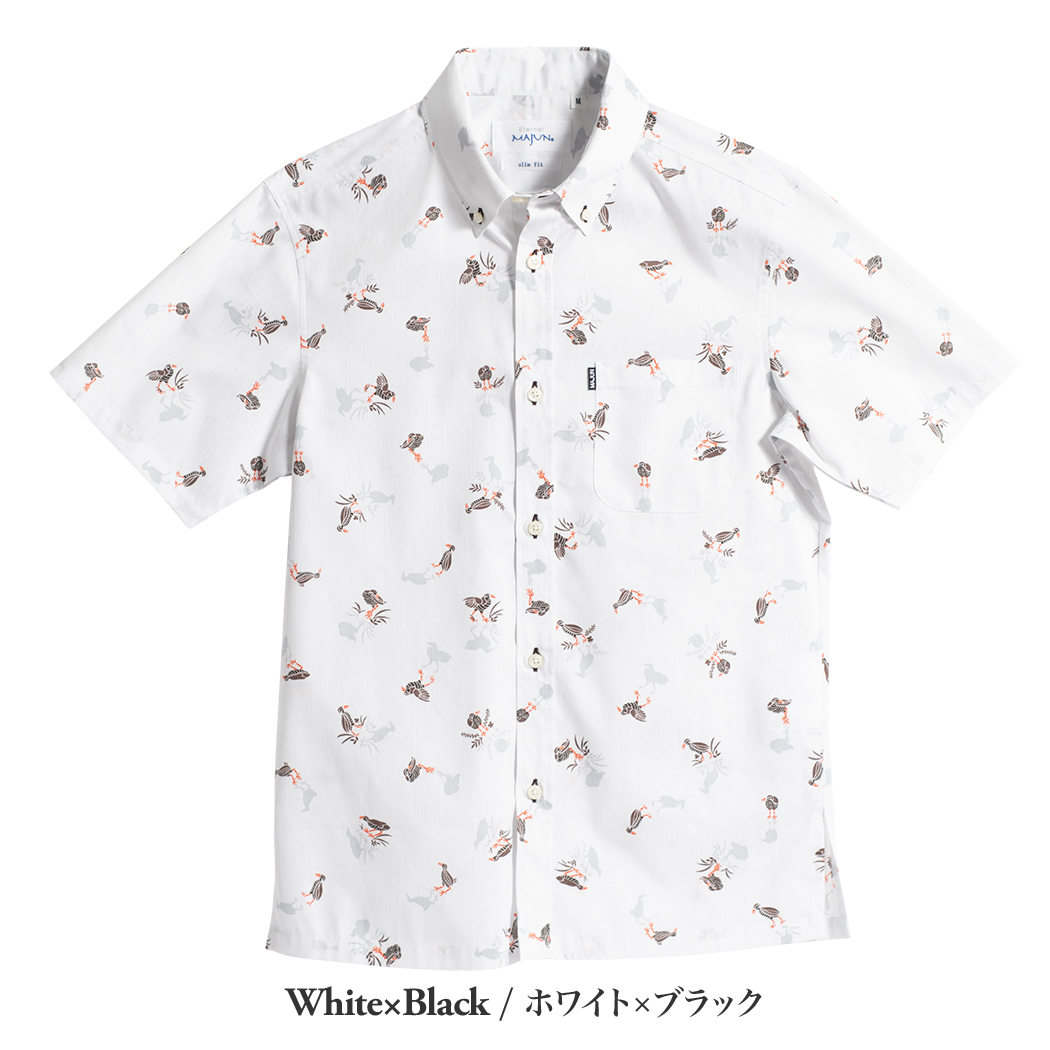 かりゆしウェア（沖縄版アロハシャツ） MAJUN - クイナシルエット