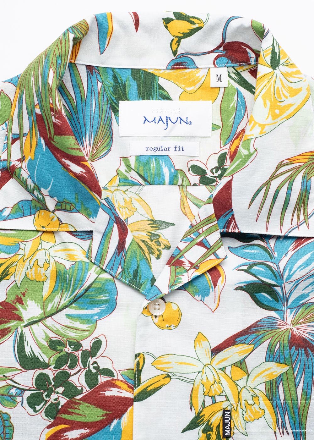 かりゆしウェア（沖縄版アロハシャツ） MAJUN - バカネスト（開襟）
