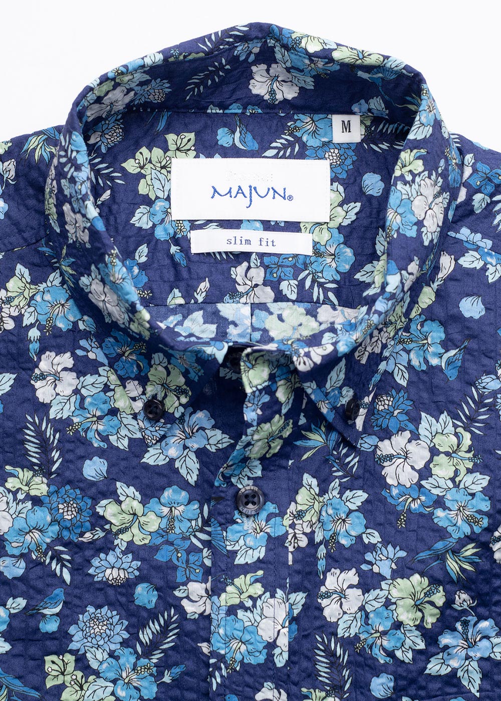 かりゆしウェア（沖縄版アロハシャツ） MAJUN - トロピカルブルーム