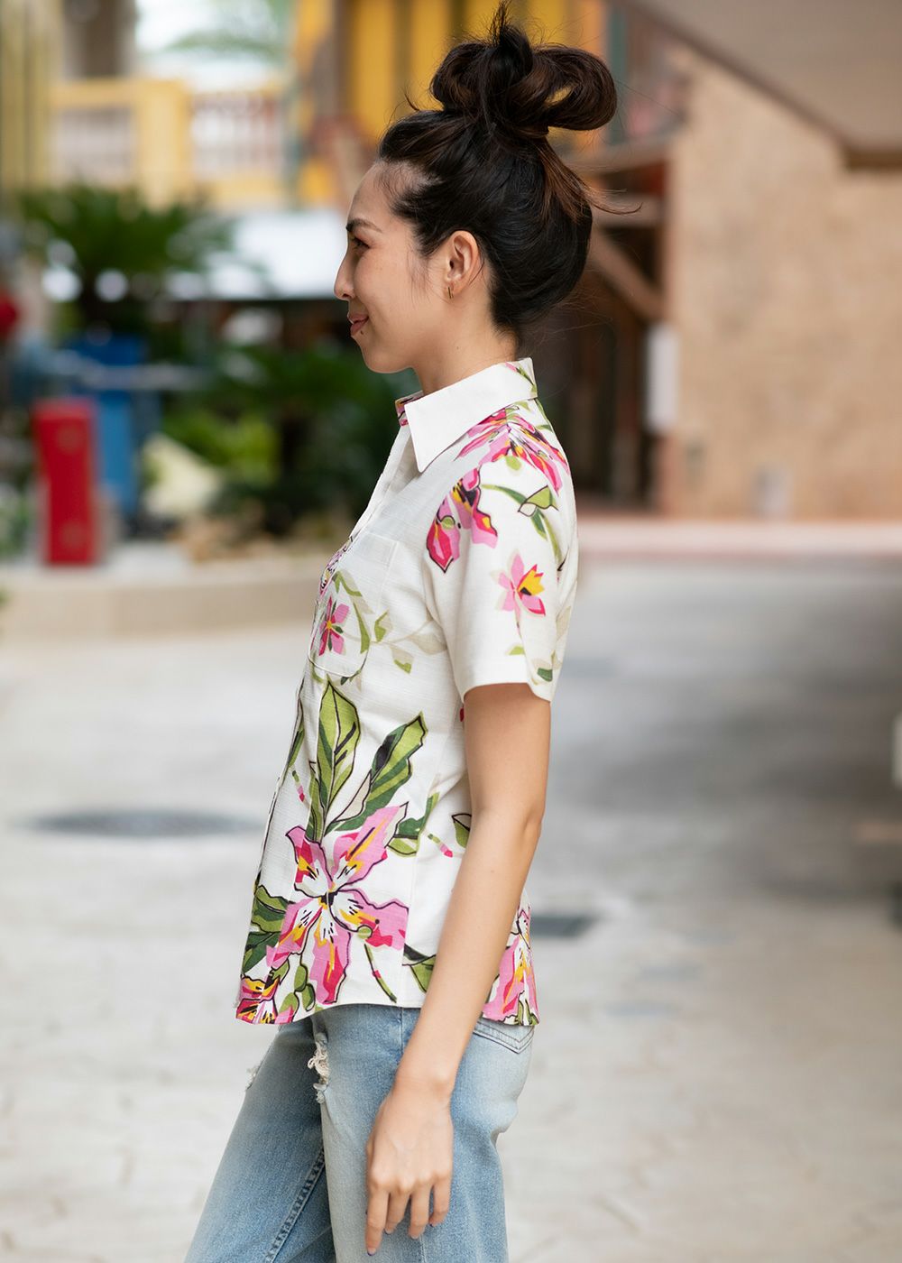 木花手手　ボッカシュッシュッ　高級かりゆしウェア　沖縄クールビズ　かりゆしウェア 木花手手ボッカシュッシュッ高級かりゆしウェア沖縄クールビズ