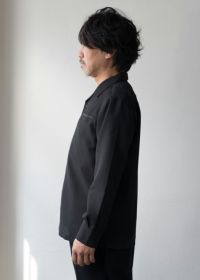 reversal ラグビー　RKU限定　長袖 CR182 トンボ キラク 介護ウェア ケアワークシャツ 男女兼用