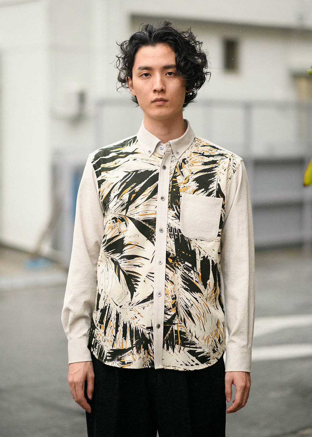 リゾートリーフL/S | かりゆしウェア（沖縄版アロハシャツ）専門