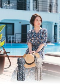美品 MAJUN かりゆしワンピース シンメトリーガーデン 沖縄 結婚式 楽天市場】かりゆしウェア レディース 【クーポン配布 マラソン