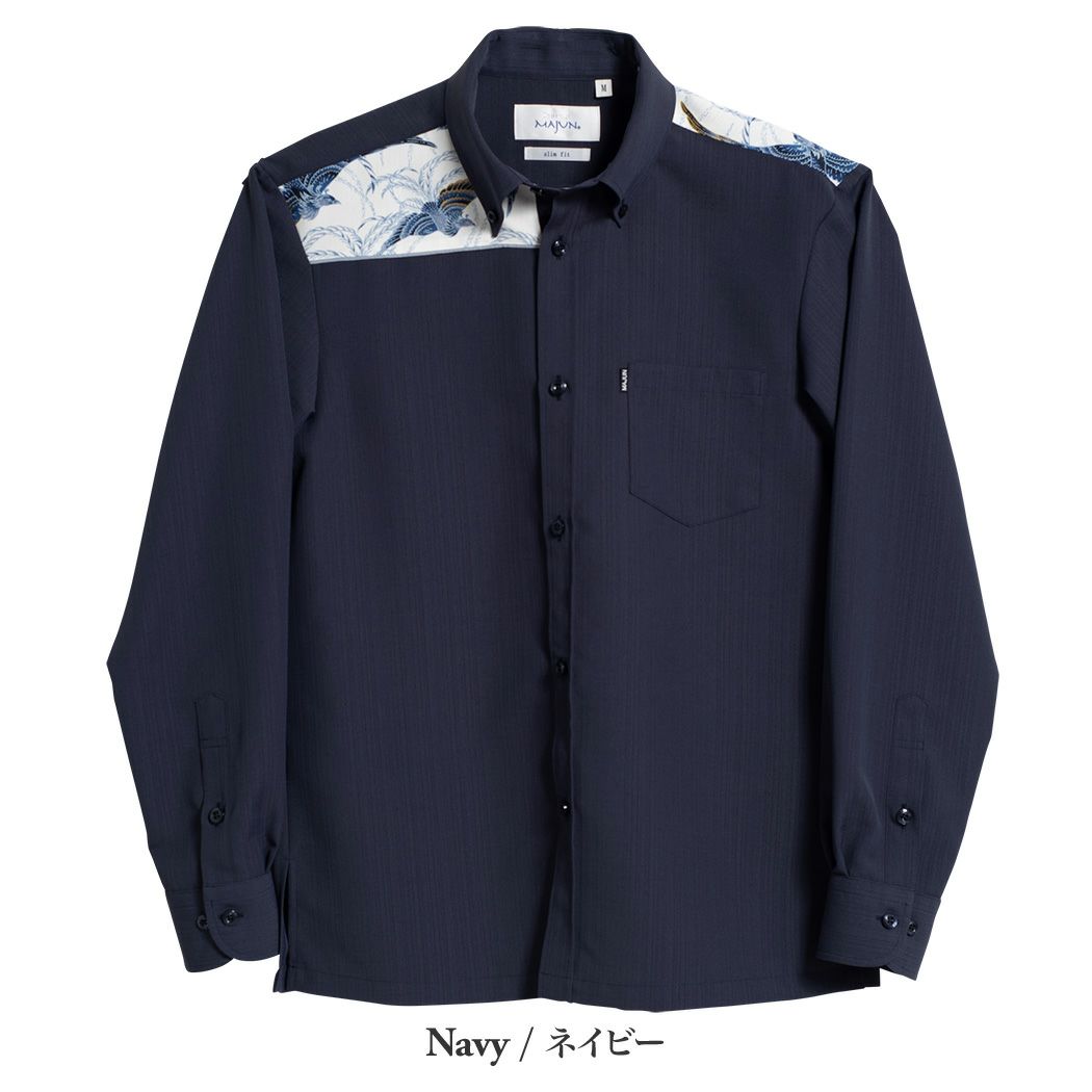 百鳳凰L/S | かりゆしウェア（沖縄版アロハシャツ）専門店