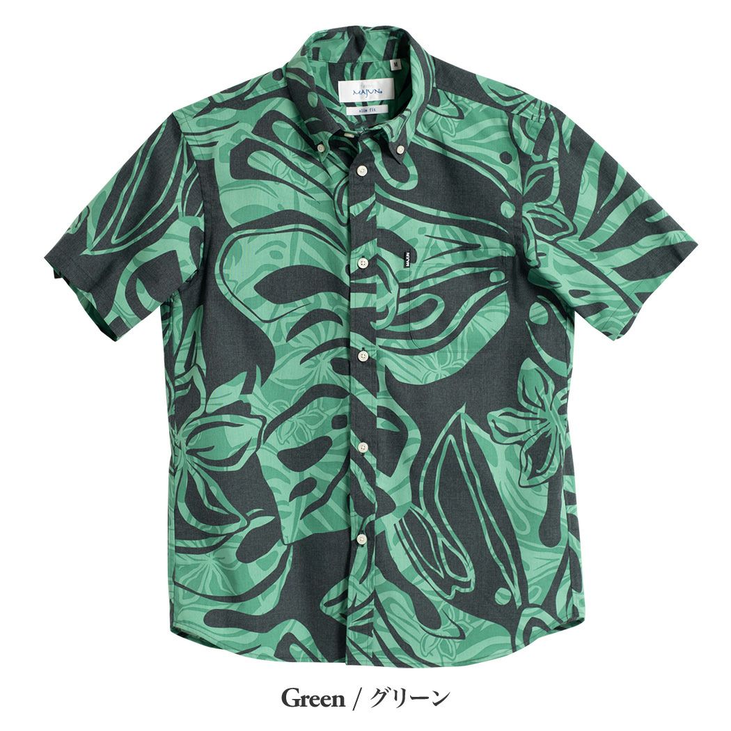 美品　yokang ヨーカン　 Mサイズ　I24 かりゆしシャツ　ぽろゆし かりゆしウェア-mens – YOKANG