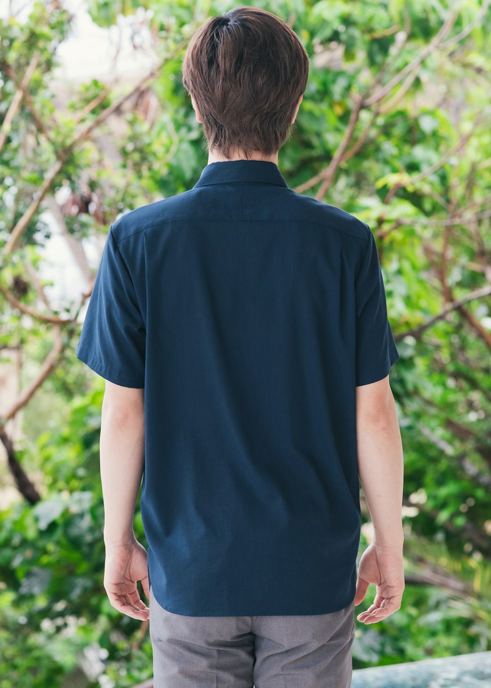 菊桜紅葉と流水模様 | かりゆしウェア（沖縄版アロハシャツ）専門店