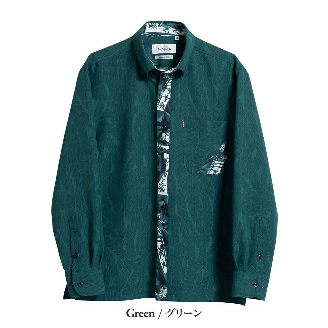 旗頭行列L/S | かりゆしウェア（沖縄版アロハシャツ）専門店