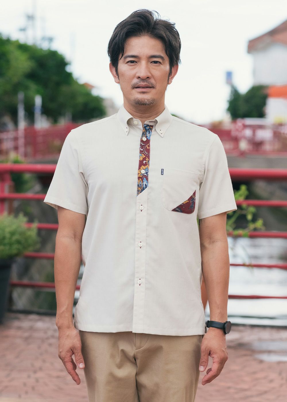 ミンサー　あざみ屋　メンズ　沖縄　かりゆしウェア　クールビズ　アロハシャツ ミンサー あざみ屋 メンズ かりゆしウェア クールビズ 沖縄