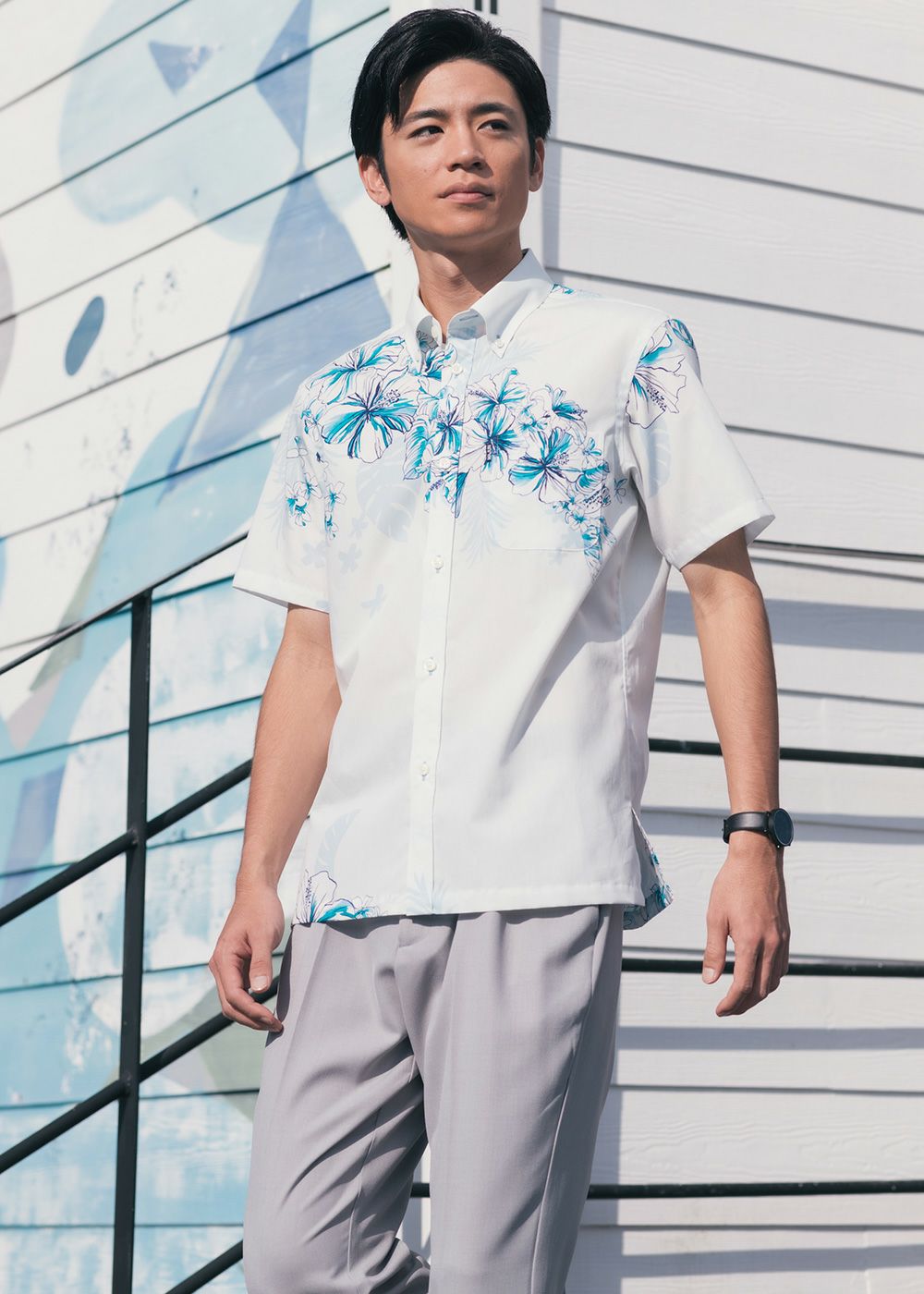 クリスタリアハイビ | かりゆしウェア（沖縄版アロハシャツ）専門店
