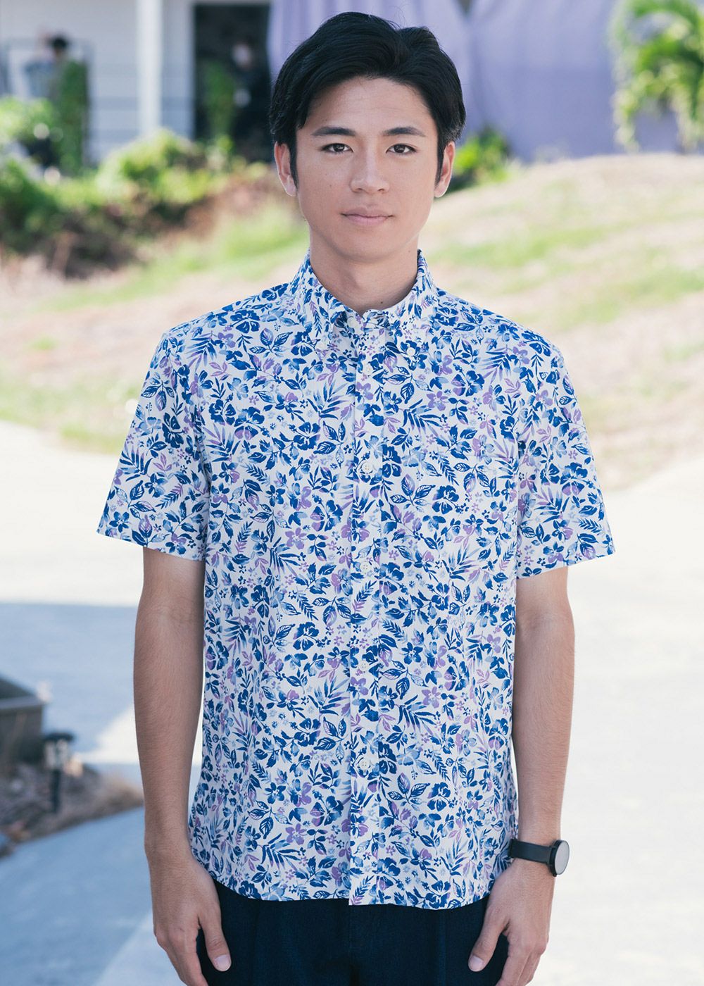 かりゆしウェア MAJUN スリムフィット 半袖 M slim fit 楽天市場】かりゆしウェア メンズ 【クーポン配布 マラソン期間
