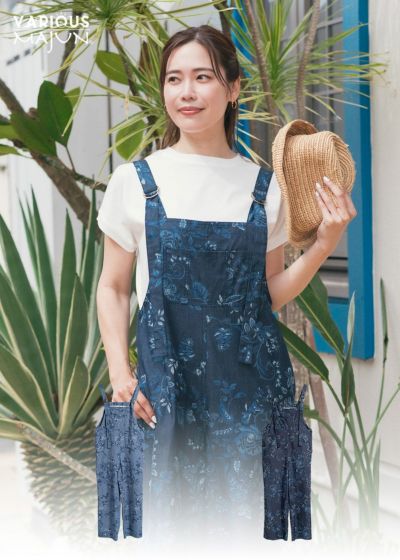 【サンホセ】2枚セット×MAJUN かりゆし(黒、緑) MAJUN Various | かりゆしウェア（沖縄版アロハシャツ）専門店