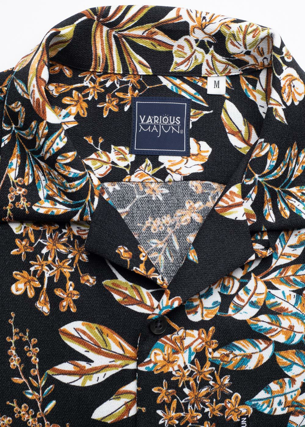 手作りのポリエステル反物メンズかりゆしウェアＬサイズ　ブラウン 楽天市場】ポリエステル 100% かりゆしウェア（サイズ（S/M/L）M