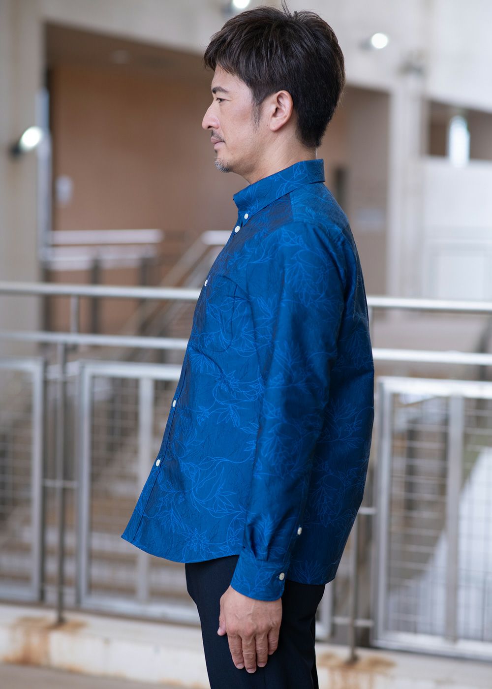 ボタニカルガーデンL/S | かりゆしウェア（沖縄版アロハシャツ）専門店