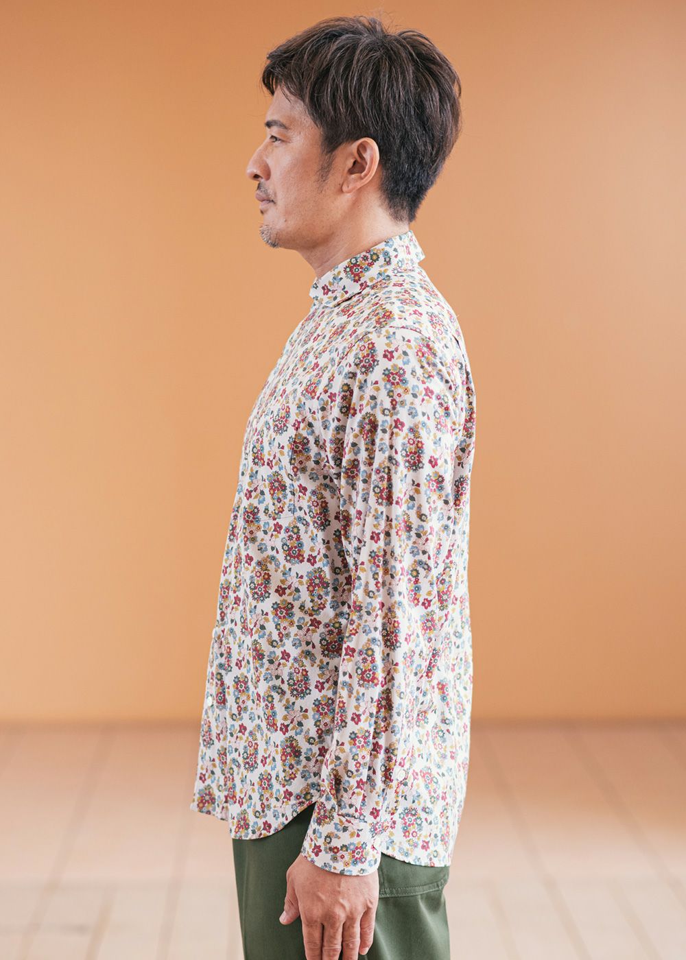 カラフルペイズリーフラワーL/S | かりゆしウェア（沖縄版アロハ