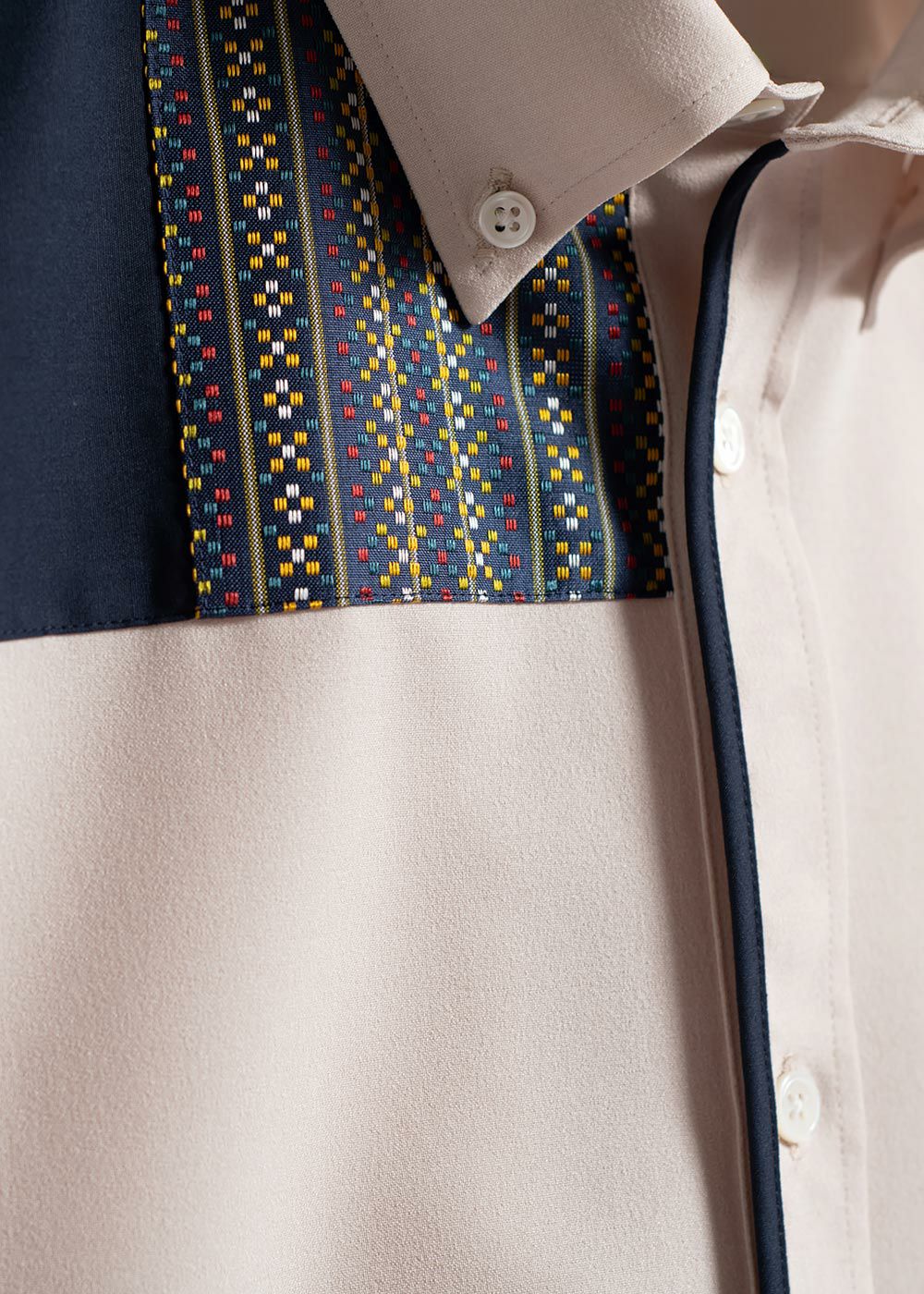 知花花織BDシャツ | かりゆしウェア（沖縄版アロハシャツ）専門店