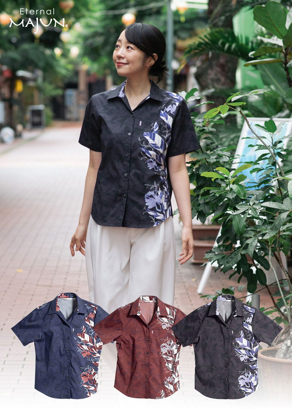 Ladies | かりゆしウェア（沖縄版アロハシャツ）専門店：MAJUN OKINAWA